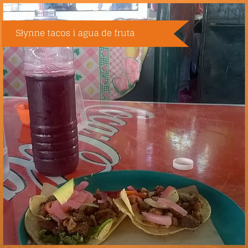 Słynne tacos i agua de fruta Słynne tacos i agua de fruta